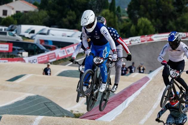 COUPE DU MONDE DE BMX 2025 MANCHE 1 PHOTOPQR LE DAUPHINE Christophe AGOSTINIS ; Sarrians ; 14 06 2025 ; Sarrians le 14 juin 2025. Coupe du Monde de BMX 2025. Manche 1. Elite homme Romain Mahieu.. Photo Christophe Agostinis Le Dauphiné Libéré Sarrians on June 14, 2025. 2025 BMX World Cup. Round 1. Sarrians Vaucluse Provence-Alpes-Côte d Azur France  Copyright: xPHOTOPQR LExDAUPHINE MAXPPPxChristophexAGOSTINISx 20250614JDL9629 20250614JDL9629