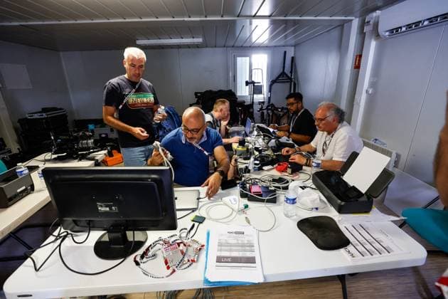 COUPE DU MONDE DE BMX 2025 MANCHE 1 PHOTOPQR LE DAUPHINE Christophe AGOSTINIS ; Sarrians ; 14 06 2025 ; Sarrians le 14 juin 2025. Coupe du Monde de BMX 2025. Manche 1. Site de production d images. Photo Christophe Agostinis Le Dauphiné Libéré Sarrians on June 14, 2025. 2025 BMX World Cup. Round 1. Sarrians Vaucluse Provence-Alpes-Côte d Azur France  Copyright: xPHOTOPQR LExDAUPHINE MAXPPPxChristophexAGOSTINISx 20250614JDL9631 20250614JDL9631
