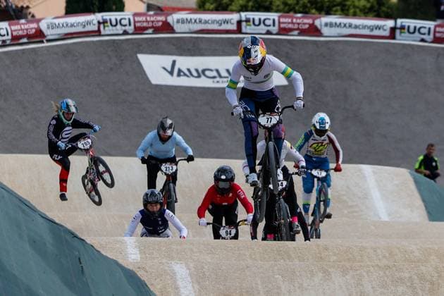 COUPE DU MONDE DE BMX 2025 MANCHE 1 PHOTOPQR LE DAUPHINE Christophe AGOSTINIS ; Sarrians ; 14 06 2025 ; Sarrians le 14 juin 2025. Coupe du Monde de BMX 2025. Manche 1. Elite Saya Sakakibara. Photo Christophe Agostinis Le Dauphiné Libéré Sarrians on June 14, 2025. 2025 BMX World Cup. Round 1. Sarrians Vaucluse Provence-Alpes-Côte d Azur France  Copyright: xPHOTOPQR LExDAUPHINE MAXPPPxChristophexAGOSTINISx 20250614JDL9653 20250614JDL9653