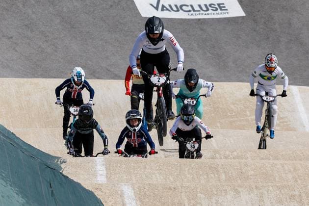 COUPE DU MONDE DE BMX 2025 MANCHE 1 PHOTOPQR LE DAUPHINE Christophe AGOSTINIS ; Sarrians ; 14 06 2025 ; Sarrians le 14 juin 2025. Coupe du Monde de BMX 2025. Manche 1. Elite Zoé Claessens. Photo Christophe Agostinis Le Dauphiné Libéré Sarrians on June 14, 2025. 2025 BMX World Cup. Round 1. Sarrians Vaucluse Provence-Alpes-Côte d Azur France  Copyright: xPHOTOPQR LExDAUPHINE MAXPPPxChristophexAGOSTINISx 20250614JDL9655 20250614JDL9655