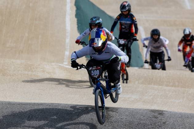 COUPE DU MONDE DE BMX 2025 MANCHE 1 PHOTOPQR LE DAUPHINE Christophe AGOSTINIS ; Sarrians ; 14 06 2025 ; Sarrians le 14 juin 2025. Coupe du Monde de BMX 2025. Manche 1. Elite homme Jesse Asmus. .. Photo Christophe Agostinis Le Dauphiné Libéré Sarrians on June 14, 2025. 2025 BMX World Cup. Round 1. Sarrians Vaucluse Provence-Alpes-Côte d Azur France  Copyright: xPHOTOPQR LExDAUPHINE MAXPPPxChristophexAGOSTINISx 20250614JDL9659 20250614JDL9659