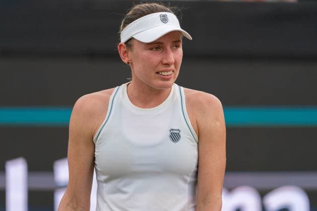 2025-06-14 2025 Libema Open Grass Court Championships Autotron ROSMALEN, NETHERLANDS - JUNE 14: Ekaterina Alexandrova of Russia during the 2025 Libema Open Grass Court Championships at Autotron on June 14, 2025 in Rosmalen, Netherlands. Rosmalen Autotron Netherlands Content not available for redistribution in The Netherlands directly or indirectly through any third parties. Copyright: xMarleenxFouchierx