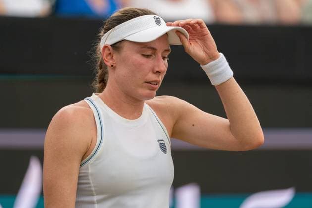 2025-06-14 2025 Libema Open Grass Court Championships Autotron ROSMALEN, NETHERLANDS - JUNE 14: Ekaterina Alexandrova of Russia during the 2025 Libema Open Grass Court Championships at Autotron on June 14, 2025 in Rosmalen, Netherlands. Rosmalen Autotron Netherlands Content not available for redistribution in The Netherlands directly or indirectly through any third parties. Copyright: xMarleenxFouchierx