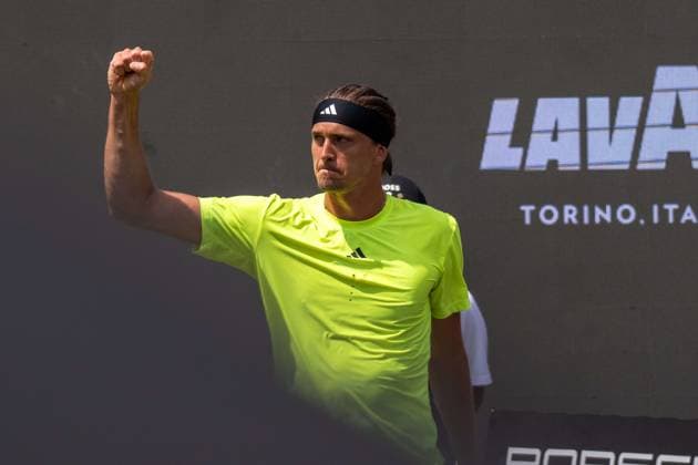 Alexander Zverev GER xettx, Germany, Stuttgart, 14 06 2025, Tennis, Boss Open, 2025, Semifinal, A Zverev GER B Shelton USA , TC Weissenhof, Center Court