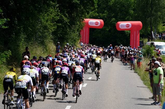 14 06 2025 Switzerland, Tour de Suisse Women 3 Stage Campus Sursee Kuessnacht SZ Picture Fad Peleton at the Boehler AG Mountain Prize Action
