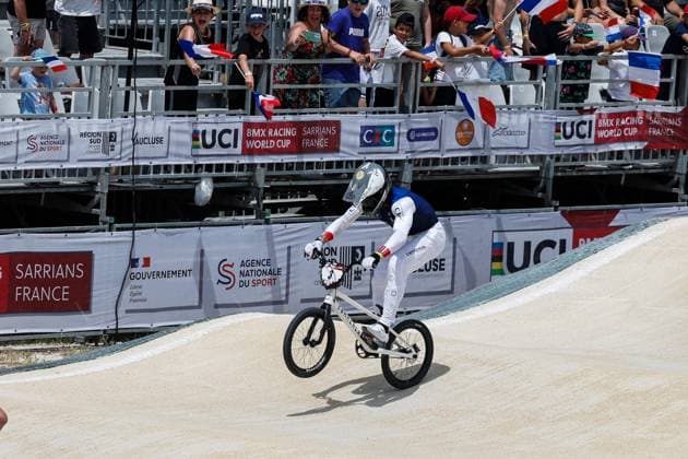 COUPE DU MONDE DE BMX 2025 MANCHE 1 PHOTOPQR LE DAUPHINE Christophe AGOSTINIS ; Sarrians ; 14 06 2025 ; Sarrians le 14 juin 2025. Coupe du Monde de BMX 2025. Manche 1.. Elite homme. Sylvain André. Photo Christophe Agostinis Le Dauphiné Libéré BMX WORLD CUP EVENT IN SARRIANCE FRANCE JUNE 14TH 2025 Sarrians Vaucluse Provence-Alpes-Côte d Azur France  Copyright: xPHOTOPQR LExDAUPHINE MAXPPPxChristophexAGOSTINISx 20250614JDL0005 20250614JDL0005