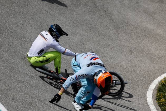 COUPE DU MONDE DE BMX 2025 MANCHE 1 PHOTOPQR LE DAUPHINE Christophe AGOSTINIS ; Sarrians ; 14 06 2025 ; Sarrians le 14 juin 2025. Coupe du Monde de BMX 2025. Manche 1.. Elite homme. Photo Christophe Agostinis Le Dauphiné Libéré BMX WORLD CUP EVENT IN SARRIANCE FRANCE JUNE 14TH 2025 Sarrians Vaucluse Provence-Alpes-Côte d Azur France  Copyright: xPHOTOPQR LExDAUPHINE MAXPPPxChristophexAGOSTINISx 20250614JDL0027 20250614JDL0027