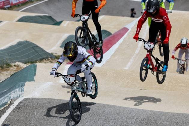 COUPE DU MONDE DE BMX 2025 MANCHE 1 PHOTOPQR LE DAUPHINE Christophe AGOSTINIS ; Sarrians ; 14 06 2025 ; Sarrians le 14 juin 2025. Coupe du Monde de BMX 2025. Manche 1.. Elite homme. Joris Daudet. Photo Christophe Agostinis Le Dauphiné Libéré BMX WORLD CUP EVENT IN SARRIANS FRANCE JUNE 14TH 2025 Sarrians Vaucluse Provence-Alpes-Côte d Azur France  Copyright: xPHOTOPQR LExDAUPHINE MAXPPPxChristophexAGOSTINISx 20250614JDL0081 20250614JDL0081