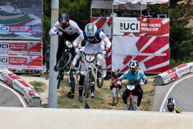 COUPE DU MONDE DE BMX 2025 MANCHE 1 PHOTOPQR LE DAUPHINE Christophe AGOSTINIS ; Sarrians ; 14 06 2025 ; Sarrians le 14 juin 2025. Coupe du Monde de BMX 2025. Manche 1.. Elite homme. Sylvain André. Photo Christophe Agostinis Le Dauphiné Libéré BMX WORLD CUP EVENT IN SARRIANS FRANCE JUNE 14TH 2025 Sarrians Vaucluse Provence-Alpes-Côte d Azur France  Copyright: xPHOTOPQR LExDAUPHINE MAXPPPxChristophexAGOSTINISx 20250614JDL0008 20250614JDL0008