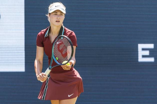 Berlin, 14 06 25, Tennis ecotrans Ladies Open Berlin at Steffi Graf Stadium Ladies, Singles, Kalinskaya Russia Seidel Germany Anna Kalinskaya Russia beats Berlin Tennis Open by HYLO 2025