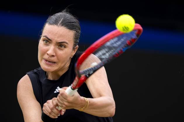 DEN BOSCH - Elena-Gabriela Ruse (ROU) in her match against Elisabetta Cocciaretto (ITA) during the semifinals of the Libema Open. The tennis tournament takes place at the Autotron in Rosmalen. ANP SANDER KONING xVIxANPxSportx xxANPxIVx 529886073 originalFilename: 529886073.jpg