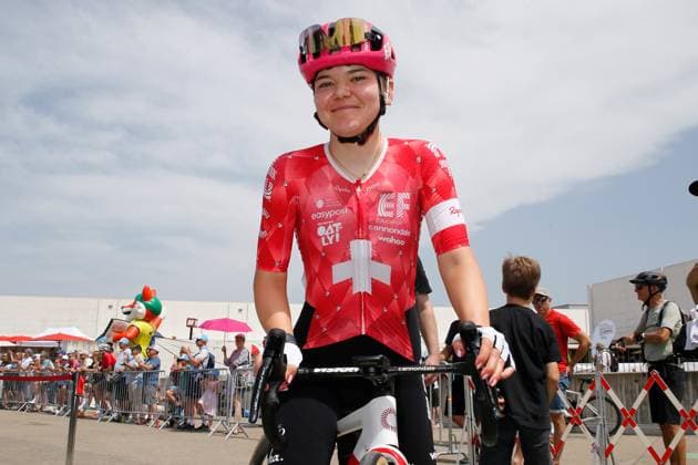 TDS Women Noemi Rueegg SUI Team EF Education Oatly 14 06 2025 Sursee, SWITZERLAND, Tour de Suisse Women 3 Etappe Sursee Kuessnacht Noemi Rueegg SUI Team EF Education Oatly
