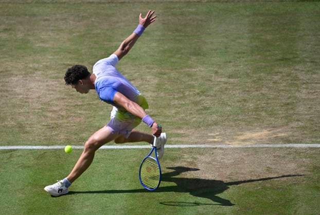 Ben Shelton USA Action Tennis Men BOSS Open ATP 250 Stuttgart 2025 Weissenhof BOSS Open ATP 250 Stuttgart 2025