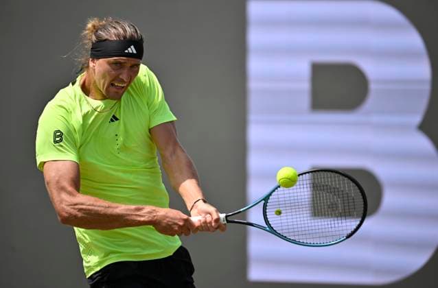 Alexander Zverev GER Action Tennis Men BOSS Open ATP 250 Stuttgart 2025 Weissenhof BOSS Open ATP 250 Stuttgart 2025