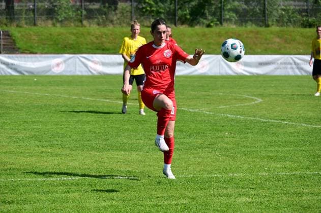 14 06 2025 xkhx Bad Hersfeld Womens Hesse Cup Final SF BG MArburg Kickers Offenbach NataÅ¡a Petrov 10, OFC Women
