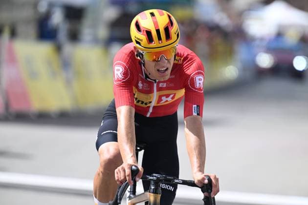 14-06-2025 Criterium Du Dauphine Libere; Tappa 07 Grand Algueblanche - Valmeinier 1800; 2025, Uno X Mobility; Johannessen, Tobias Halland; Valmeinier 1800; 