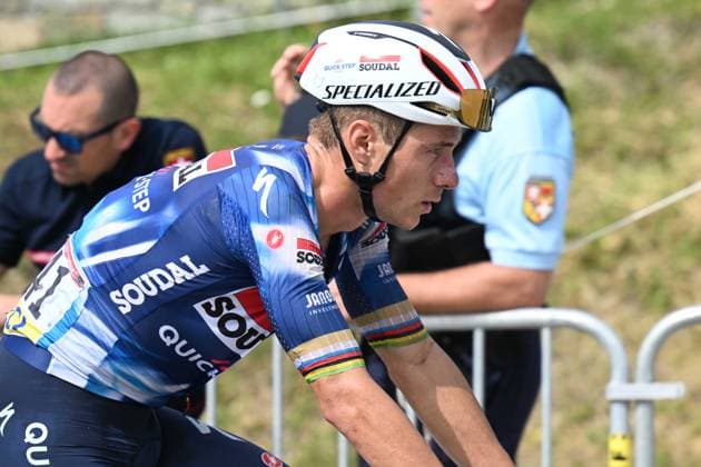 14-06-2025 Criterium Du Dauphine Libere; Tappa 07 Grand Algueblanche - Valmeinier 1800; 2025, Soudal - Quick Step; Evenepoel, Remco; Valmeinier 1800; 
