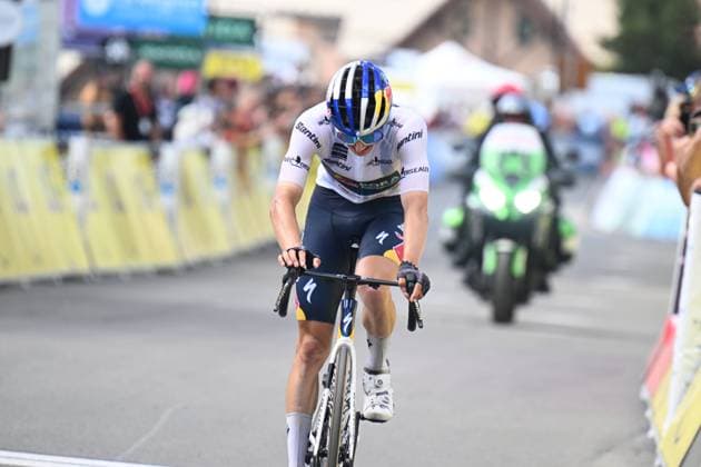 14-06-2025 Criterium Du Dauphine Libere; Tappa 07 Grand Algueblanche - Valmeinier 1800; 2025, Red Bull - Bora Hansgrohe; Lipowitz, Florian; Valmeinier 1800; 
