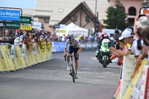 14-06-2025 Criterium Du Dauphine Libere; Tappa 07 Grand Algueblanche - Valmeinier 1800; 2025, Red Bull - Bora Hansgrohe; Lipowitz, Florian; Valmeinier 1800; 