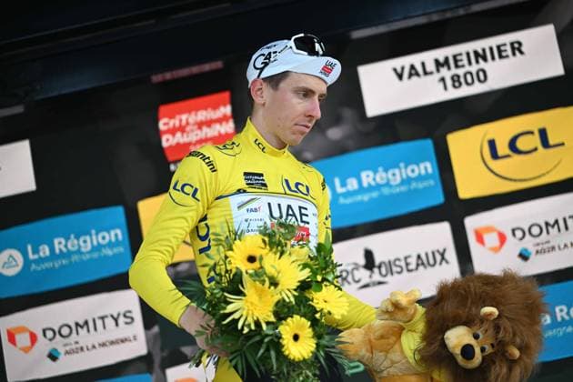 14-06-2025 Criterium Du Dauphine Libere; Tappa 07 Grand Algueblanche - Valmeinier 1800; 2025, Uae Team Emirates - Xrg; Pogacar, Tadej; Valmeinier 1800; 