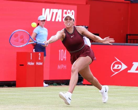 TENNIS - WTA, Tennis Damen Queen s Club LONDON,ENGLAND,14.JUN.25 - TENNIS - WTA Tour, HSBC Championships. Image shows Madison Keys (USA).  GEPAxpictures xAlanxGrieves