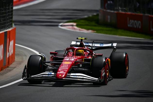 F1 - CANADIAN GRAND PRIX 2025 44 HAMILTON Lewis (gbr), Scuderia Ferrari SF-25, action during the Formula 1 Pirelli Grand Prix du Canada 2025, 10th round of the 2025 FIA Formula One World Championship, WM, Weltmeisterschaft from June 14 to 16, 2025 on the Circuit Gilles Villeneuve, in MontrÃ al, Canada - MontrÃ alCanada  Copyright: xALBERTOxVIMERCATIx