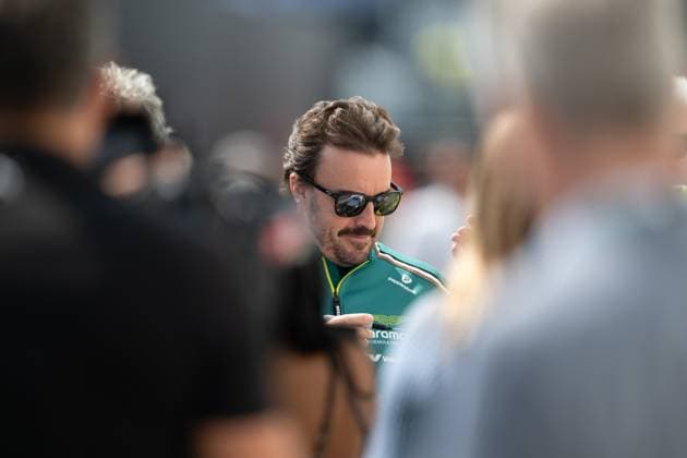 14 06 2025, xrarjax, Motorsport FIA Formula 1, Canadian Grand Prix v l Fernando Alonso Aston Martin starting number 14 FIA REGULATIONS PROHIBIT ANY USE OF PHOTOGRAPHS as IMAGE SEQUENCES and or QUASI VIDEO Montreal