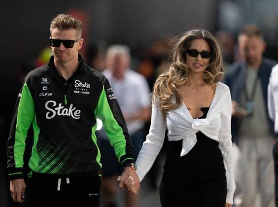 14 06 2025, xrarjax, Motorsport FIA Formula 1, Canadian Grand Prix v l Nico Hülkenberg Huelkenberg Sauber F1 Team starting number 27 with wife Egle Ruskyte FIA REGULATIONS PROHIBIT ANY USE OF PHOTOGRAPHS as IMAGE SEQUENCES and or QUASI VIDEO Montreal