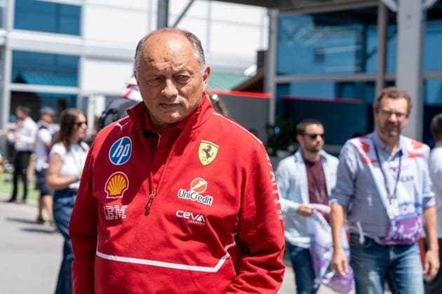 Frederic Vasseur Team Principal Scuderia Ferrari HP, France , CAN, Formula 1 World Championship, Canadian Grand Prix, Circuit Gilles Villeneuve, Free Practice 3, 2025 season, 14 06 2025 CAN, Formula 1 World Championship, Canadian Grand Prix, Circuit Gilles Villeneuve, Free Practice 3, 2025 season, 14 06 2025 Montreal Copyright: xEibner-Pressefoto MarcelxFischerx EP_MFI