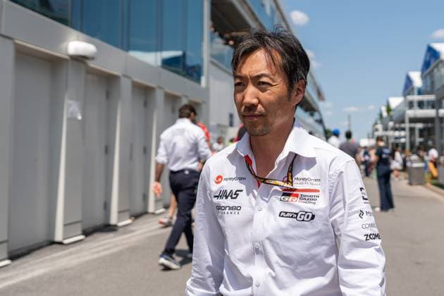 Ayao Komatsu Team Principal MoneyGram Haas F1 Team, Japan , CAN, Formula 1 World Championship, Canadian Grand Prix, Circuit Gilles Villeneuve, Free Practice 3, 2025 Season, 14 06 2025 CAN, Formula 1 World Championship, Canadian Grand Prix, Circuit Gilles Villeneuve, Free Practice 3, 2025 Season, 14 06 2025 Montreal Copyright: xEibner-Pressefoto MarcelxFischerx EP_MFI