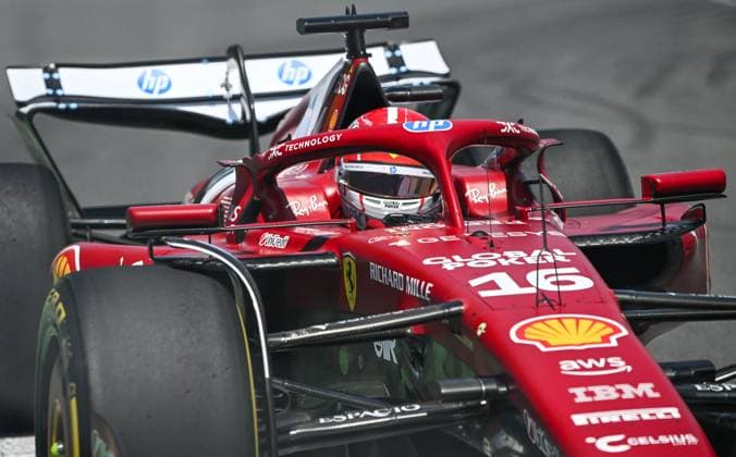F1 Grand Prix Of Canada - Third Practice Session MONTREAL, CANADA JUNE 14: Charles Leclerc of Monaco and Scuderia Ferrari HP during the third practice session for the Formula 1 Canadian Grand Prix at Circuit Gilles-Villeneuve in Montreal, Quebec, Canada, on June 14, 2025. Montreal Canada  Copyright: xArturxWidakx originalFilename:widak-f1grandp250614_npJMz.jpg