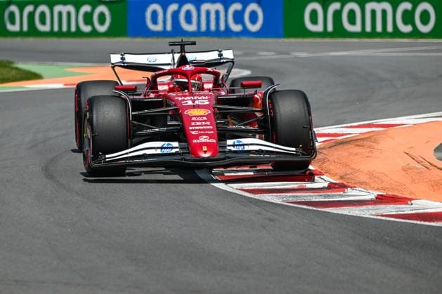 F1 Grand Prix Of Canada - Third Practice Session MONTREAL, CANADA JUNE 14: Charles Leclerc of Monaco and Scuderia Ferrari HP during the third practice session for the Formula 1 Canadian Grand Prix at Circuit Gilles-Villeneuve in Montreal, Quebec, Canada, on June 14, 2025. Montreal Canada  Copyright: xArturxWidakx originalFilename:widak-f1grandp250614_npdHy.jpg
