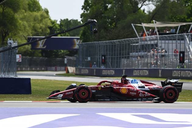 FORMULA 1 PIRELLI GRAND PRIX DU CANADA 2025 14 06 2025, Circuit Gilles Villeneuve, Montreal, FORMULA 1 PIRELLI GRAND PRIX DU CANADA 2025 , in the picture Charles Leclerc MCO , Scuderia Ferrari HP nordphotoxGmbHx xBratic nph00250