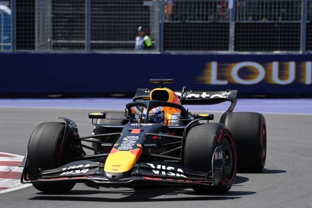 14 06 2025, Circuit Gilles Villeneuve, Montreal, FORMULA 1 PIRELLI GRAND PRIX DU CANADA 2025 , in the picture Max Verstappen NLD , Oracle Red Bull Racing Photo by Francois Tremblay Hasan Bratic DeFodi Images