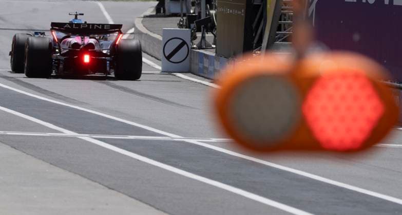 June 14, 2025, Montreal, Qc, CANADA: Alpine driver Pierre Gasly, of France, drives out of pit lane during the third practice session at the Canadian Grand Prix Saturday, June 14, 2025 in Montreal. Canada News - June 14, 2025  - ZUMAc35_ 20250614_zaf_c35_080 Copyright: xChristinnexMuschix