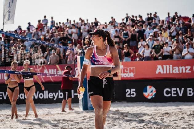 Beach Volleyball Women Allianz German Beach Tour 2025 Tourstop Bremen 14 06 2025 Leonie Klinke Bremen Waterfront Bremen Germany