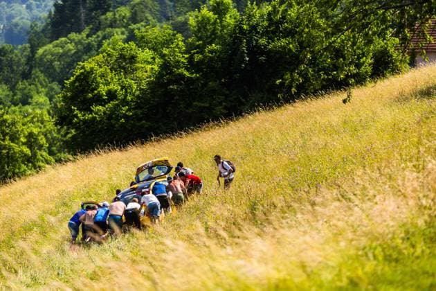 Sport Themen der Woche KW24 AUTO - RALLYE VOSGES - GRAND-EST 2025 ambiance during the Rallye Vosges - Grand-Est 2025, 4th round of the Championnat de France des Rallyes 2025, from June 14 to 15, 2025 in GÃ rardmer, France - GÃ rardmerFrance  Copyright: xBastienxRouxx