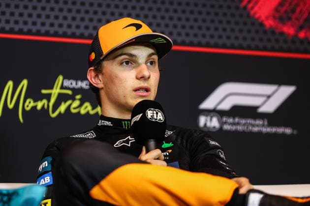 F1 - CANADIAN GRAND PRIX 2025 PIASTRI Oscar (aus), McLaren F1 Team MCL39, portrait press conference, PK, Pressekonferenz during the Formula 1 Pirelli Grand Prix du Canada 2025, 10th round of the 2025 FIA Formula One World Championship, WM, Weltmeisterschaft from June 14 to 16, 2025 on the Circuit Gilles Villeneuve, in MontrÃ al, Canada - MontrÃ alCanada  Copyright: xEricxAlonsox