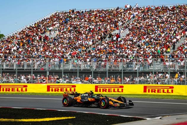F1 - CANADIAN GRAND PRIX 2025 04 NORRIS Lando (gbr), McLaren F1 Team MCL39, action during the Formula 1 Pirelli Grand Prix du Canada 2025, 10th round of the 2025 FIA Formula One World Championship, WM, Weltmeisterschaft from June 14 to 16, 2025 on the Circuit Gilles Villeneuve, in MontrÃ al, Canada - MontrÃ alCanada  Copyright: xFLORENTxGOODENx