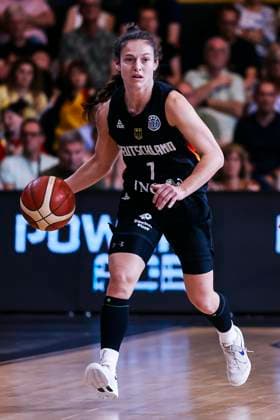 Basketball Womens Test Match Belgium Germany 14 06 2025 Jennifer Crowder Germany, 7 on the ball Basketball Womens Test Match Belgium Germany Oostende, Coretec Dôme on 14 06 2025 Copyright: xBEAUTIFULxSPORTS Freisenx