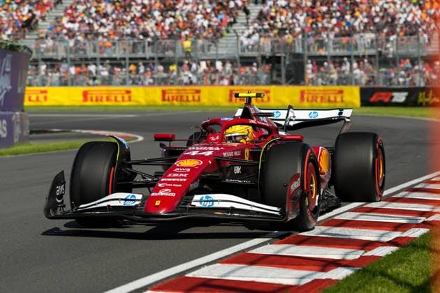 Lewis Hamilton (GBR), Scuderia Ferrari HP, 44, Qualifying during Pirelli Grand Prix du Canada 2025 - Qualifying, Formula 1 Championship in Montreal, Canada, June 14 2025  Copyright: xScottxColeman IPAxSportx xipa-agency.netx xx IPA_59060586 IPA_Agency_IPA59060586
