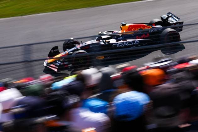 F1 Grand Prix of Canada - Qualifying Session MONTREAL, QUEBEC - JUNE 14 : Max Verstappen of the Netherlands and Oracle Red Bull Racing F1 team drives during the qualifying session ahead of F1 Grand Prix of Canada at Circuit Gilles Villeneuve in Montreal, Quebec, Canada on June 14, 2025. Mert Alper Dervis Anadolu Quebec Canada. Editorial use only. Please get in touch for any other usage.  Copyright: x2025xAnadoluxMertxAlperxDervisx