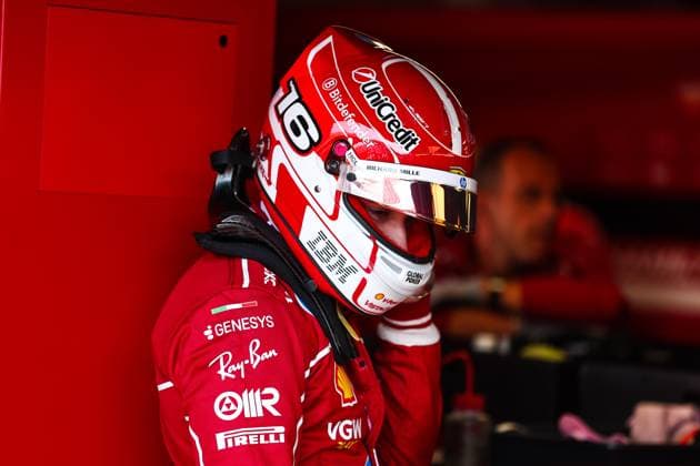 F1 - CANADIAN GRAND PRIX 2025 LECLERC Charles (mco), Scuderia Ferrari SF-25, portrait during the Formula 1 Pirelli Grand Prix du Canada 2025, 10th round of the 2025 FIA Formula One World Championship, WM, Weltmeisterschaft from June 14 to 16, 2025 on the Circuit Gilles Villeneuve, in MontrÃ al, Canada - MontrÃ alCanada  Copyright: xEricxAlonsox