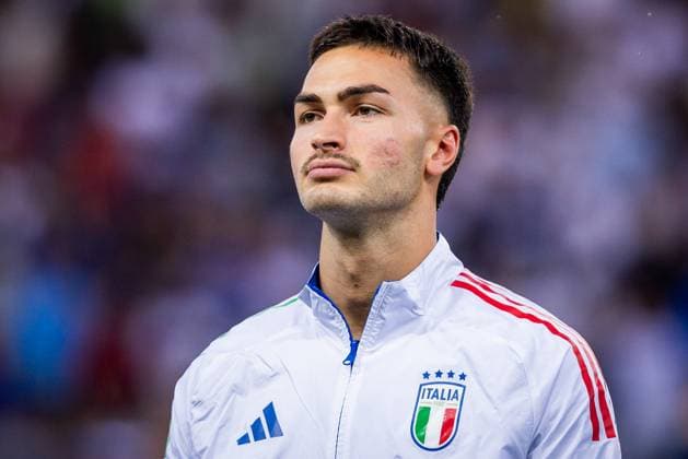 SLOVAKIA U21, U 21 - ITALY U21 Diego Coppola of Italy during the UEFA European Under-21 Championship 2025 Group A football match between Slovakia U21 and Italy U21. Stadium City Arena, Trnava, Slovakia, June 14, 2025. Photo by Branislav Racko Copyright: xx 080A1462