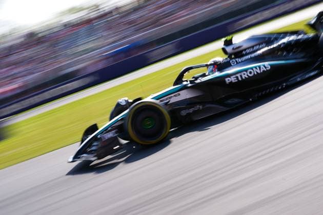 F1 Grand Prix of Canada - Qualifying Session MONTREAL, QUEBEC - JUNE 14 : Kimi Antonelli of Italy and Mercedes-AMG Petronas F1 team drives during the qualifying session ahead of F1 Grand Prix of Canada at Circuit Gilles Villeneuve in Montreal, Quebec, Canada on June 14, 2025. Mert Alper Dervis Anadolu Quebec Canada. Editorial use only. Please get in touch for any other usage.  Copyright: x2025xAnadoluxMertxAlperxDervisx