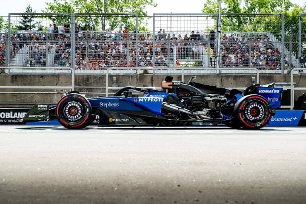 Formula 1, Canadian GP in Montreal, Qualifying, Alex Albon loses panelling
