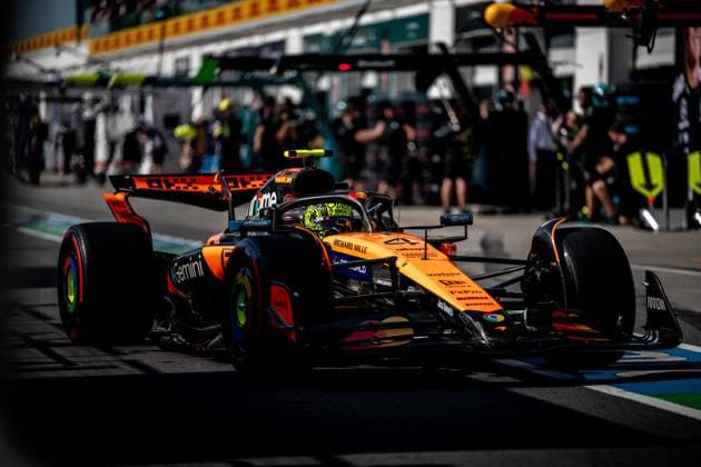 F1 - CANADIAN GRAND PRIX 2025 04 NORRIS Lando (gbr), McLaren F1 Team MCL39, action during the Formula 1 Pirelli Grand Prix du Canada 2025, 10th round of the 2025 FIA Formula One World Championship, WM, Weltmeisterschaft from June 14 to 16, 2025 on the Circuit Gilles Villeneuve, in MontrÃ al, Canada - MontrÃ alCanada  Copyright: xALBERTOxVIMERCATIx