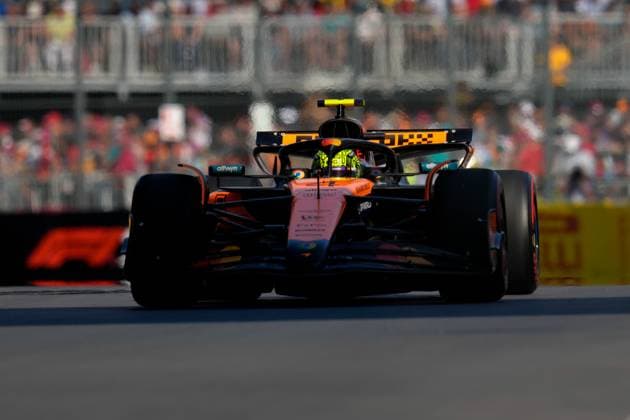 Lando Norris (GBR), McLaren Formula 1 Team, 4, Qualifying during Pirelli Grand Prix du Canada 2025 - Qualifying, Formula 1 Championship in Montreal, Canada, June 14 2025  Copyright: xScottxColeman IPAxSportx xipa-agency.netx xx IPA_59061385 IPA_Agency_IPA59061385