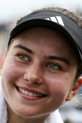 Ilkley Tennis Club, England, June 14th 2025: Iva Jovic after the WTA, Tennis Damen 125 Lexus Ilkley Open semi-final match with Viktorija Golubic at Ilkley Tennis Club in Ilkley, England on June 14th 2025. (Sean Chandler SPP) Copyright: xSeanxChandlerx xSPPx spp-en-SeChSp-WTA 125 Lexus Ilkley Open Semi-Finals Ilkley Tennis Club-122F5A1064