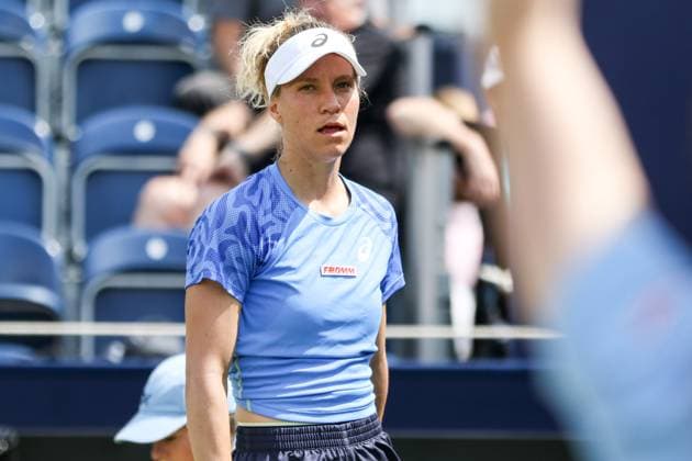 Ilkley Tennis Club, England, June 14th 2025: Viktorija Golubic during the WTA, Tennis Damen 125 Lexus Ilkley Open semi-final match with Iva Jovic at Ilkley Tennis Club in Ilkley, England on June 14th 2025. (Sean Chandler SPP) Copyright: xSeanxChandlerx xSPPx spp-en-SeChSp-WTA 125 Lexus Ilkley Open Semi-Finals Ilkley Tennis Club-232F5A0508